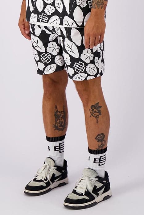 BOHEMIAN SHORTS BLACK/WHITE by Black Bananas