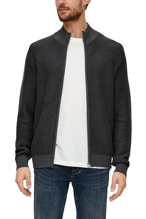 S.OLIVER PULLOVER GREY/BLACK by s. Oliver