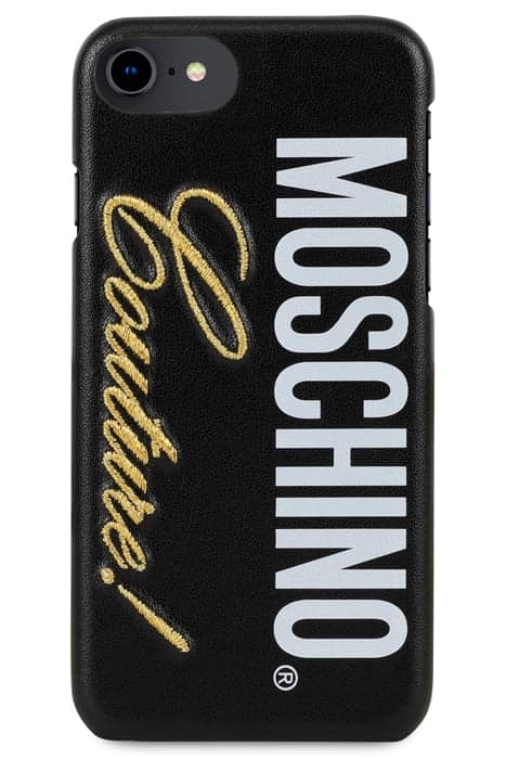 MOSCHINO COUTURE IPHONE 8 COVER BLACK by Moschino