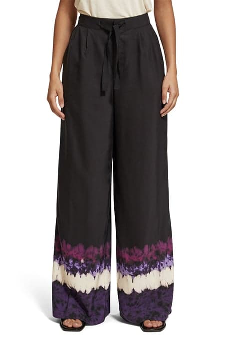 ELENI - HIGH RISE WIDE LEG PYJAMA PANTS DIP DYE STRIPE by Scotch & Soda