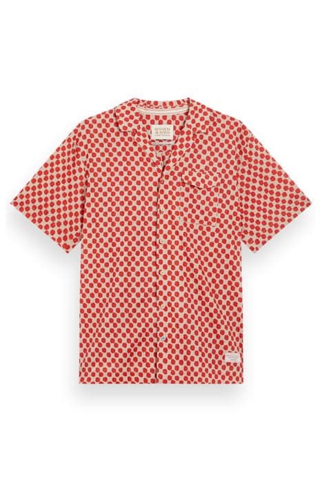 PRINTED SHORT SLEEVE SHIRT POLKA RED BOAT by Scotch & Soda