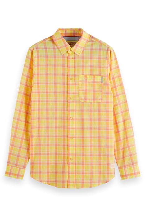 NEON CHECK SHIRT NEON YELLOW CHECK by Scotch & Soda