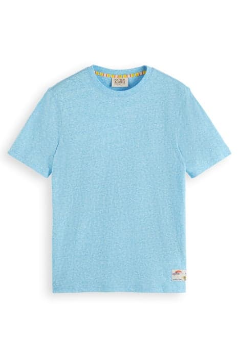 MELANGE LABEL T-SHIRT BLUE LAGOON by Scotch & Soda