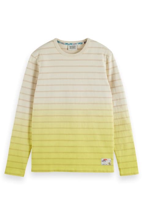 DIP DYE STRIPED LS T-SHIRT SHELL by Scotch & Soda