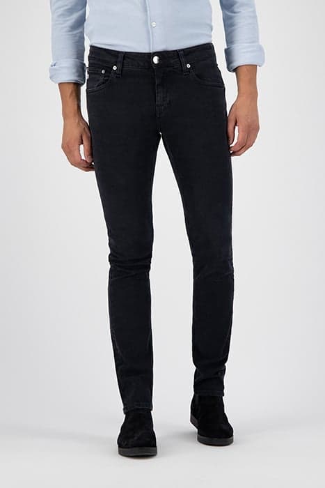 SLIM LASSEN - STONE BLACK by Mud Jeans