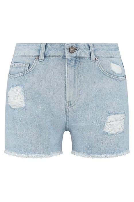 DESTROY SHORTS LIGHT BLUE DENIM by NIKKIE