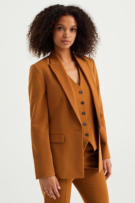 BLAZER CINNAMON BROWN by WE Fashion