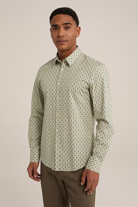 SHIRT PASTEL GREEN by WE Fashion