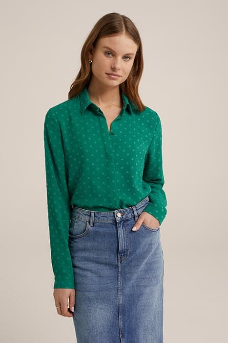 BLOUSE BRIGHT GREEN by WE Fashion