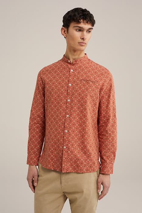 SHIRT RUST BROWN by WE Fashion