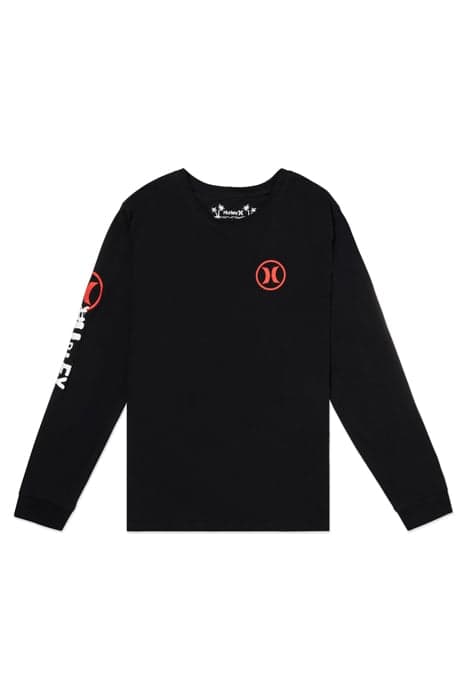 EVD 25TH S1 LONG SLEEVE TEE BLACK by Hurley