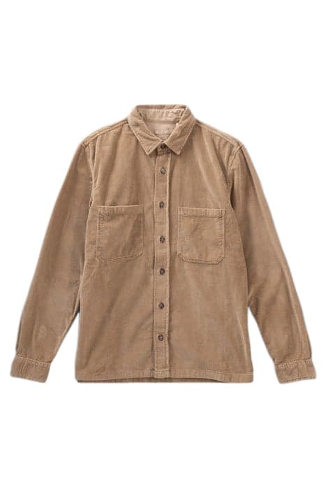 BEIGE CORDUROY REGULAR OVERSHIRT BEIGE by IKKS