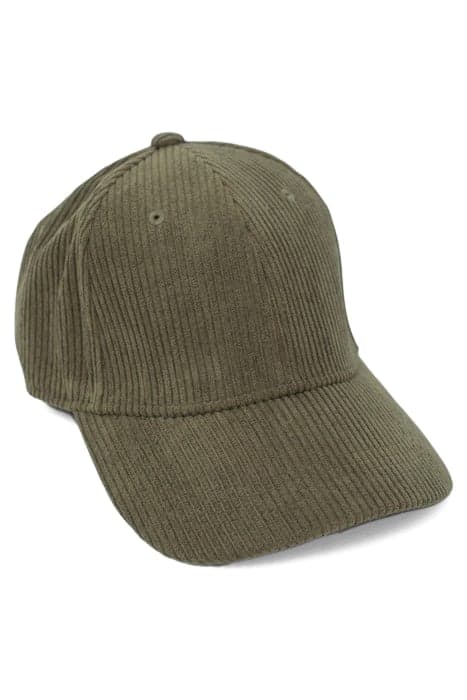 KHAKI STUDDED CORDUROY CAP KHAKI by IKKS