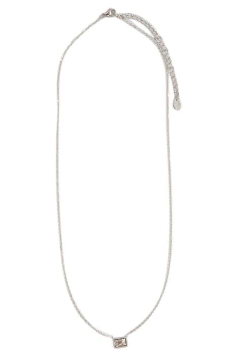 SILVER-TONE CHOKER WITH DIAMANTE SILVER by IKKS