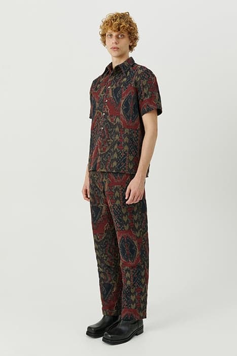 JODIE S/S SHIRT RED MULTI by Soulland