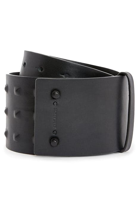 LARA STUD WAIST BELT BLACK/MATTE BLACK by AllSaints