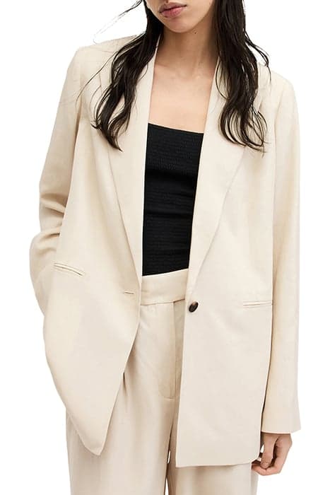 DERI LYN BLAZER CREAM WHITE by AllSaints