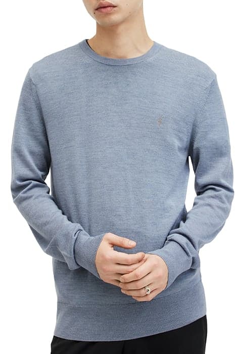 MODE MERINO CREW DUSTY BLUE by AllSaints