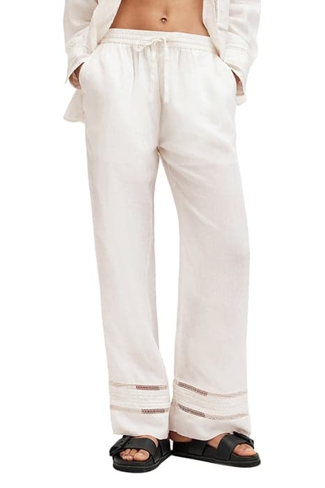 JADE LINEN TROUSER ECRU WHITE by AllSaints