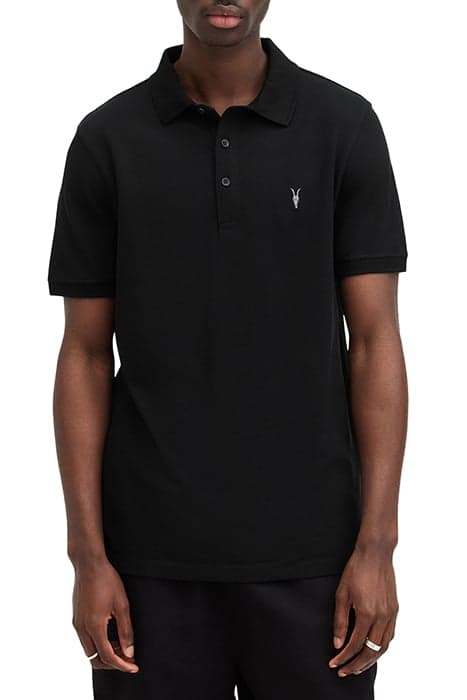 REFORM SS POLO 2 PAC BETHEL BLUE/BLACK by AllSaints