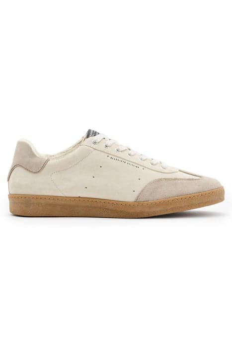 LEO SUEDE LOW TOP PARCHMENT WHITE by AllSaints