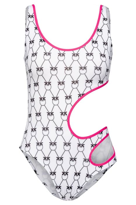 COMPARSE COSTUME TECNO JERSEY ST. MONOGRAM WHITE/BLACK/FUCHS by PINKO