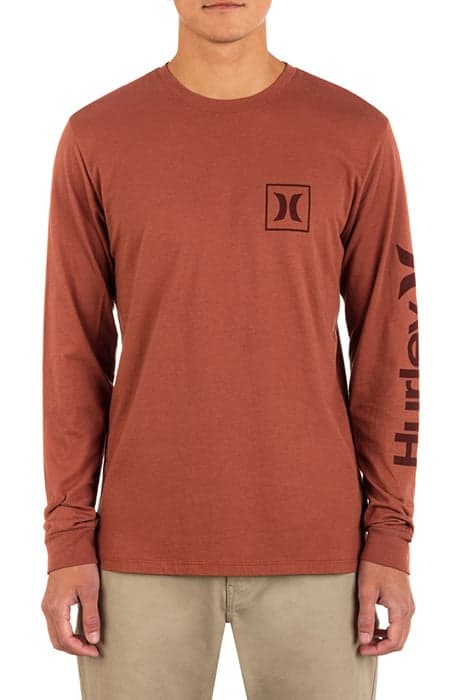 EVERYDAY OAO ICON LONG SLEEVE ZION RUST by Hurley