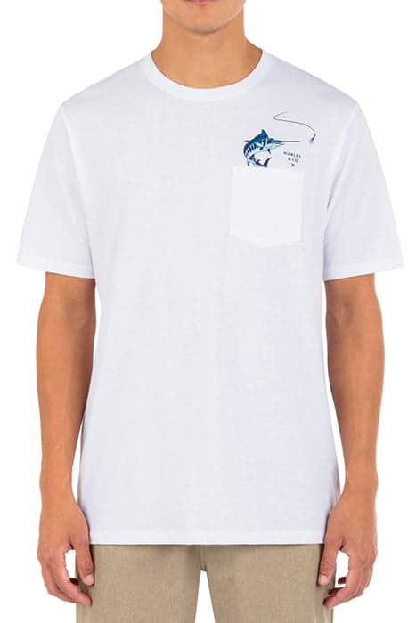 EVD TROLLING PKT SHORT SLEEVE WHITE by Hurley