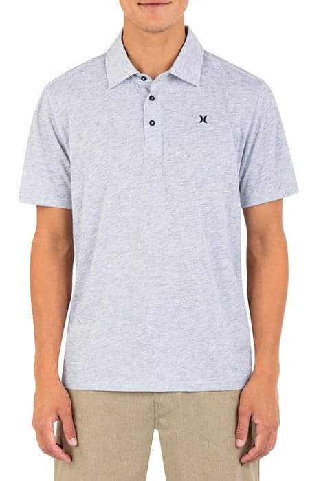 ACE VISTA POLO SHORT SLEEVE WHITE HEATHER 101 by Hurley