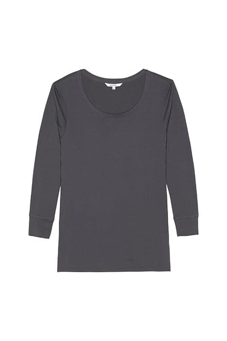 T-SHIRT LONG SLEEVES 21102039 ALMOST BLACK by Sandwich