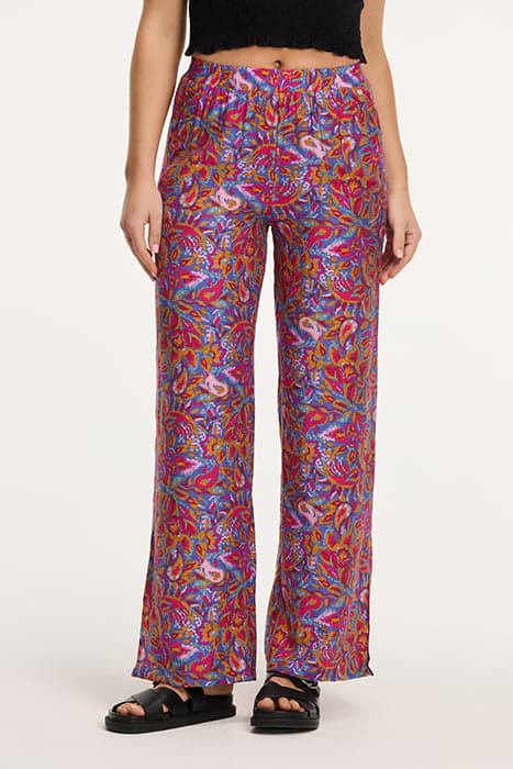 MEREL TROUSERS SICILIAN FLOWER PURPLE SICILIAN FLOWER by Shiwi