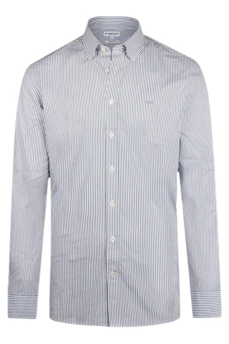 STRIPED POPLIN SHIRT FADED BLUE by McGregor