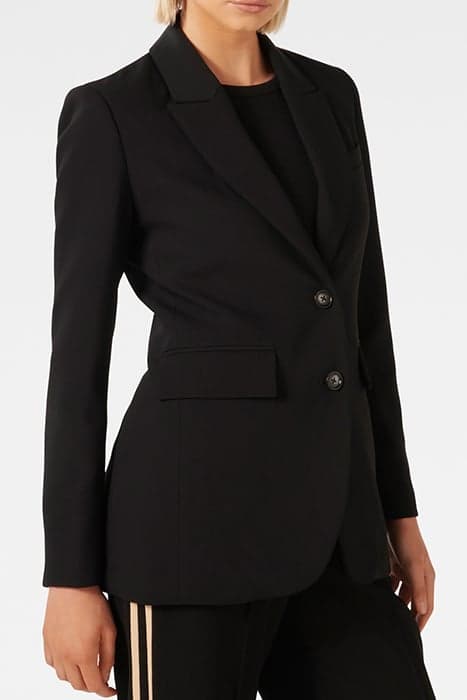 MOLLY SINGLE BREASTED BLAZER BLACK by Forever New