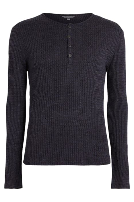 HAYES REGULAR FIT LS HEN LEY WITH TEXTUR MIDNIGHT by John Varvatos