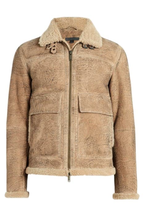 LARS SHEARLING - G-1 INSPIRED SHEARLING DISTRESSED BROWN by John Varvatos