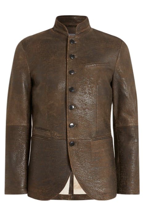 SLIM FIT MULTI BUTTON CLOSURE SOFT JACKE CHOCOLATE by John Varvatos