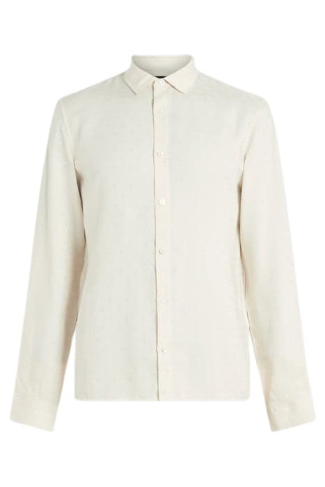 STRAIGHT BOTTOM HEM SHIRT WITH REGULAR C WHITE by John Varvatos