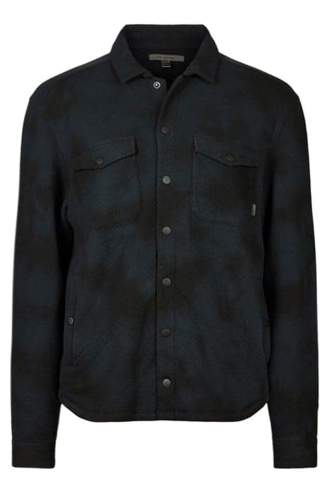 COLBY QUILTED JACKET WITH TIE DYE MIDNIGHT by John Varvatos