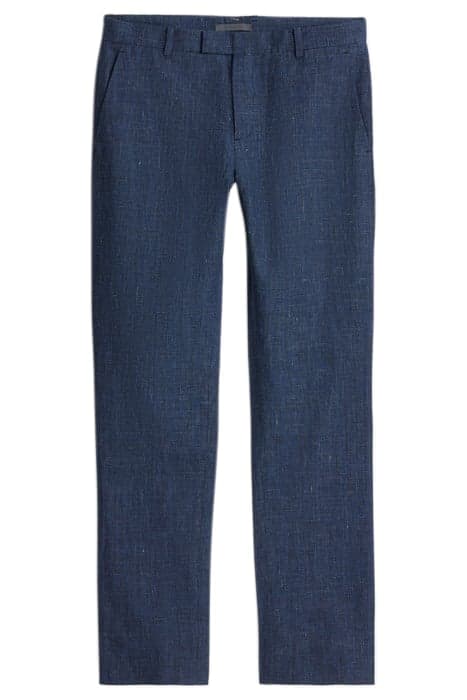 SLIM FIT PANTS WITH WELT HIP POCKET AND INK BLUE by John Varvatos