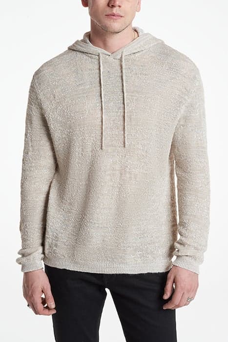 SUFFOLK EASY FIT LONG SLV HOODIE WITH DO MILK by John Varvatos