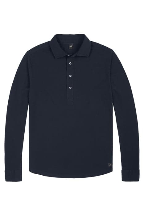 NORTON | TAILORED JERSEY POLOSHIRT NAVY BLUE by WAHTS