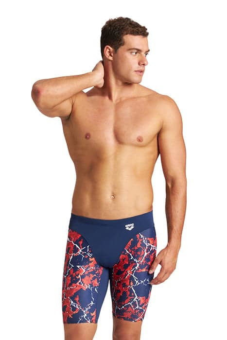 M EARTH TEXTURE JAMMER NAVY-RED MULTI by Arena