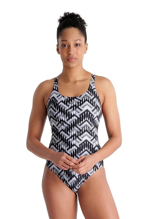 WOMEN'S BODYLIFT SWIMSUIT EMMA CRADLE BA BLACK MULTI-BLACK by Arena