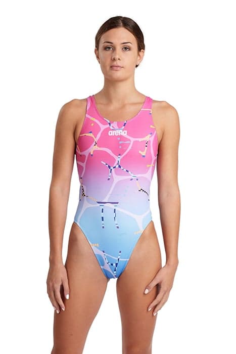 W BTP SWIM TECH HIGH PINK-CRYSTAL by Arena