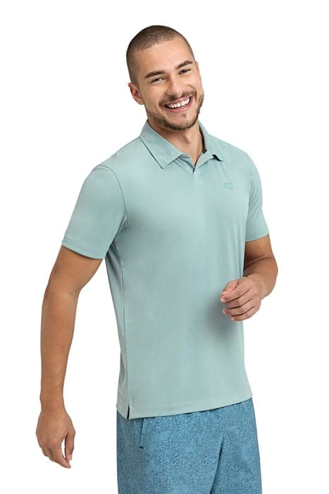 MEN'S POLOSHIRT SOLID JADE-DARK OLIVE by Arena