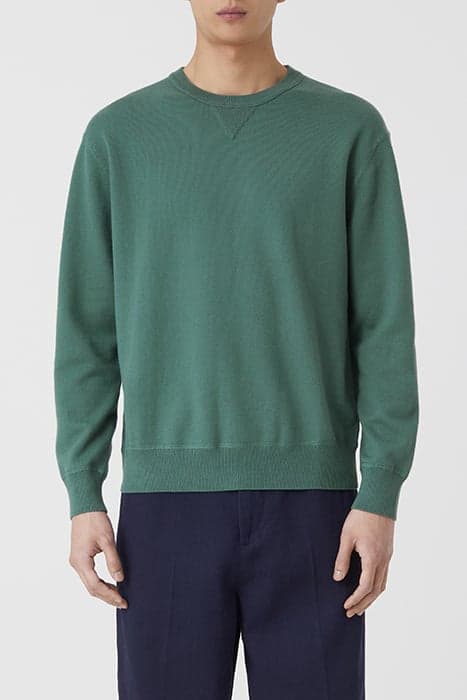 CREWNECK JUMPER DARK JADE by Closed