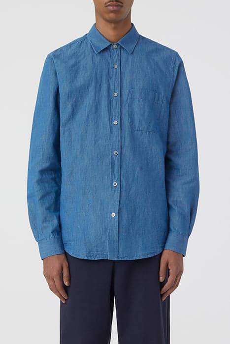 BASIC SHIRT MID BLUE by Closed