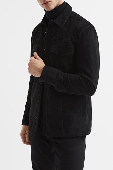 BALTIMORE-LS PATCH POCKET BLACK by Reiss