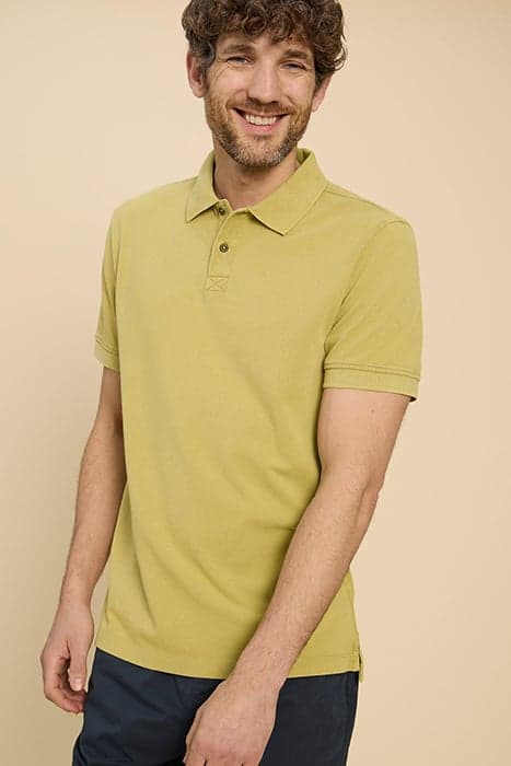 UTILITY POLO BRIGHT GREEN by White Stuff