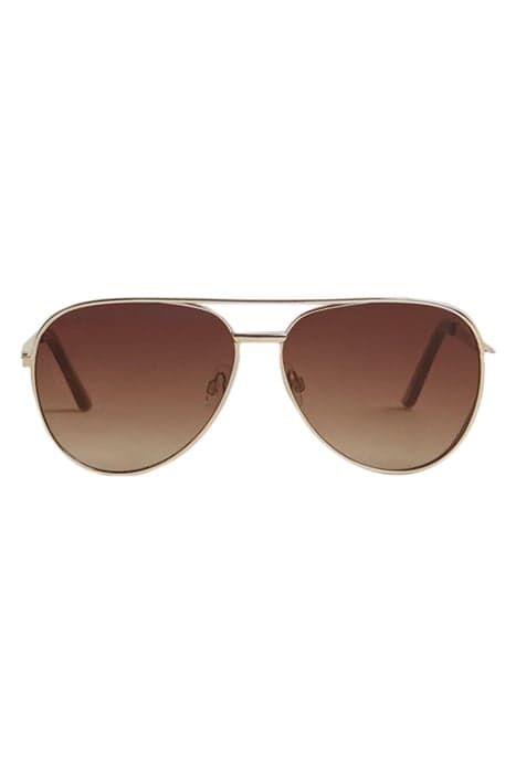 HANA AVIATOR SUNGLASSES GOLD TONE METALLIC by White Stuff